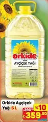ORKİDE AYÇİÇEK YAĞI 5 L ORKİDE AYÇİÇEK YAĞI 5 L